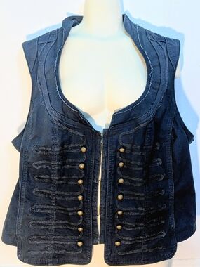 MXM Navy Blue Military Hussar Vest Size 20 XL/XXL / Gilet militaire T20